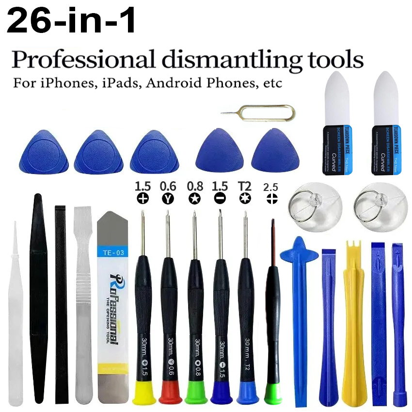Electronics Repair Manual - 26 in 1 Phone Repair Tool