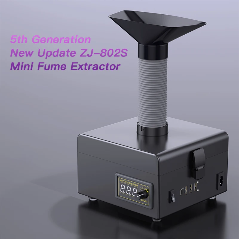 Electronics Repair Manual - ZJ-802S New Fume Extractor Desktop Soldering