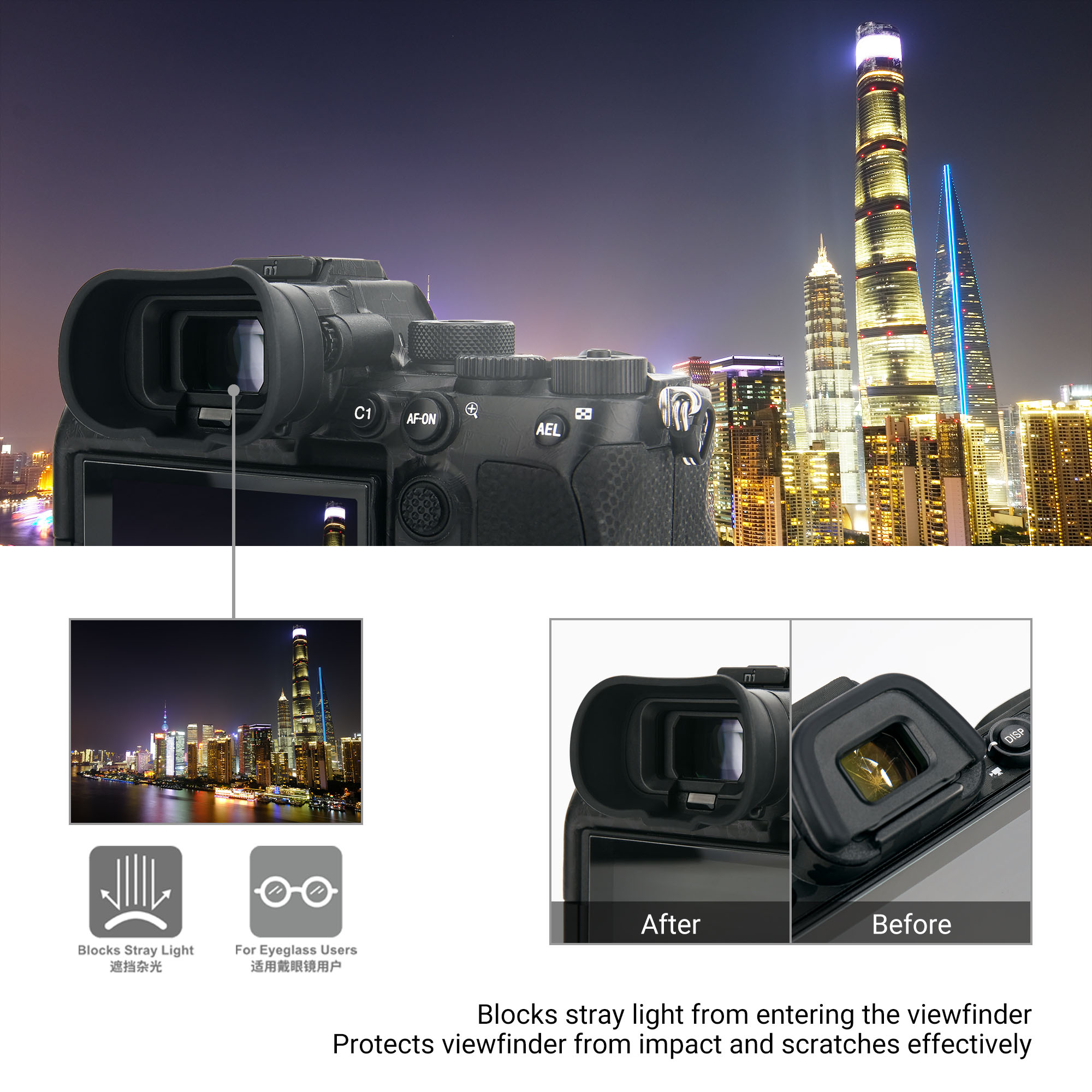 FDA-EP19 Soft Silicon Long Cam - Sony Camera A7 Iv 评论和价格