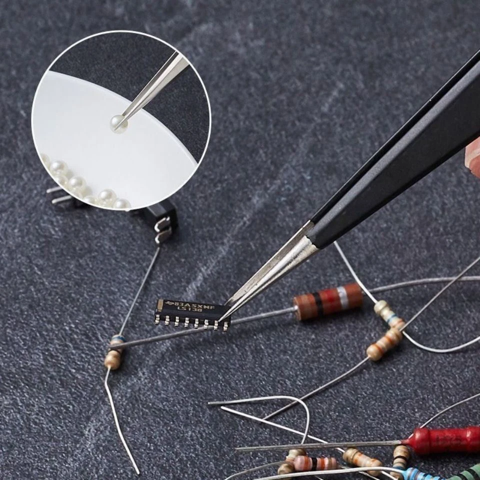 Precision Tweezers Set ESD-10/ - Electronics Repair Tool Kit 评论和价格