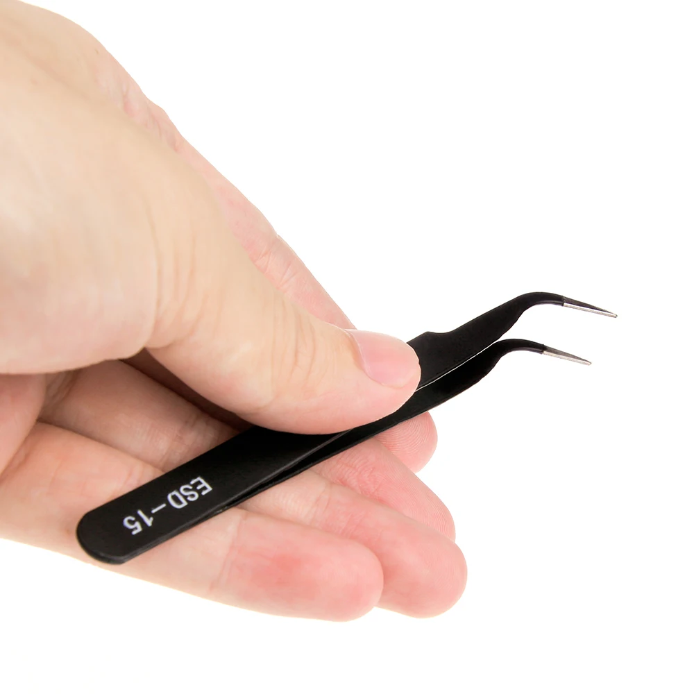 Precision Tweezers Set ESD-10/ - Electronics Repair Tool Kit 评论和价格