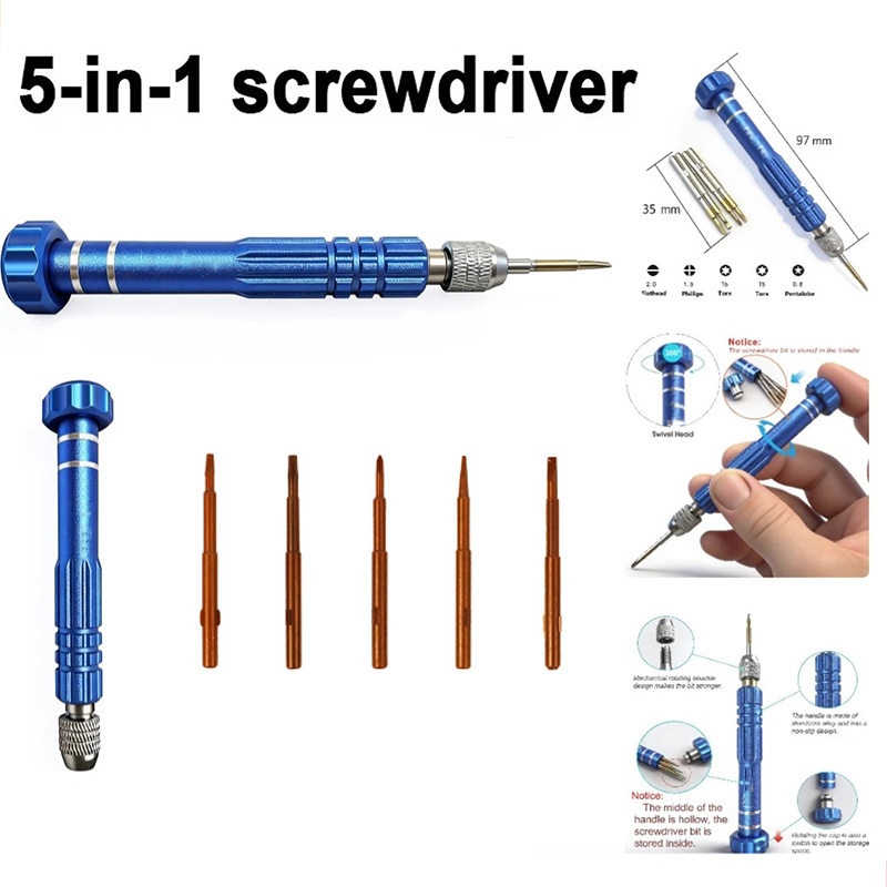 5 In 1 Mobile Phone Repair Kit - Electronics Repair Tool Kit 评论和价格