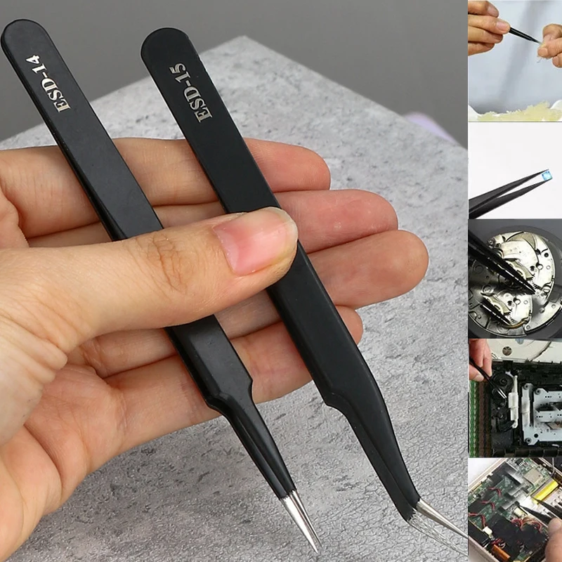 Watch Tweezers Tool ESD Anti-S - Electronics Repair Tool Kit 评论和价格