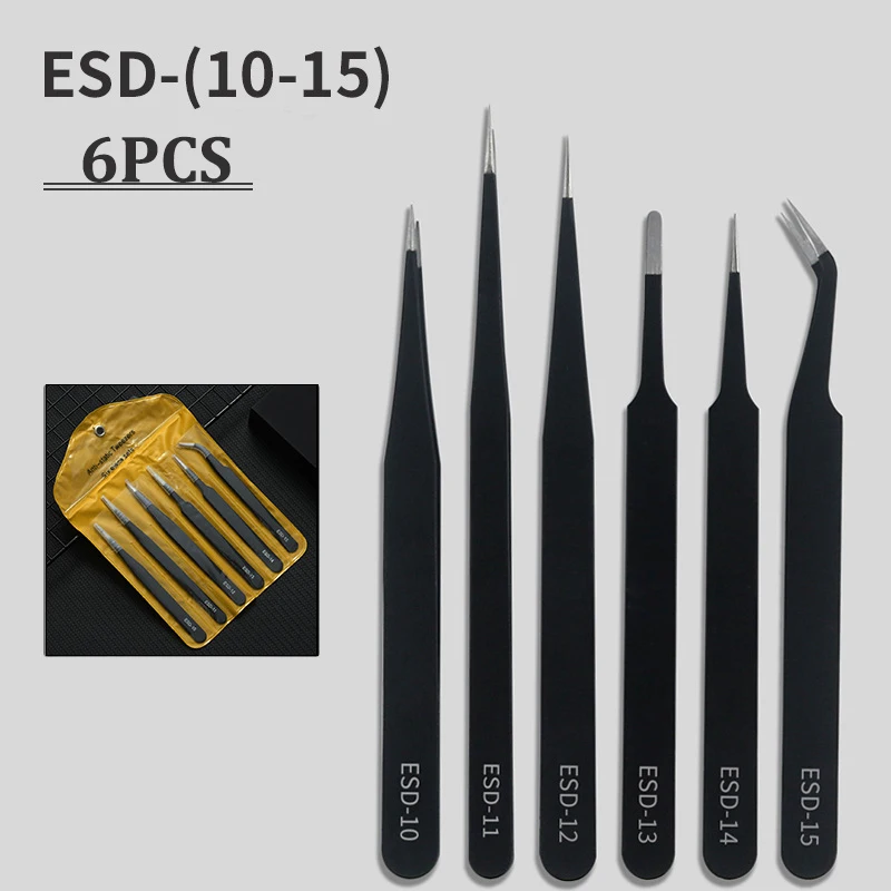 Watch Tweezers Tool ESD Anti-S - Electronics Repair Tool Kit 评论和价格