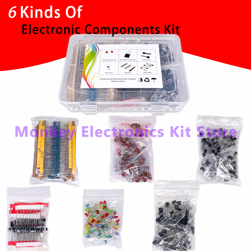 6 kinds components kit resista - Electronics Repair Center 评论和价格