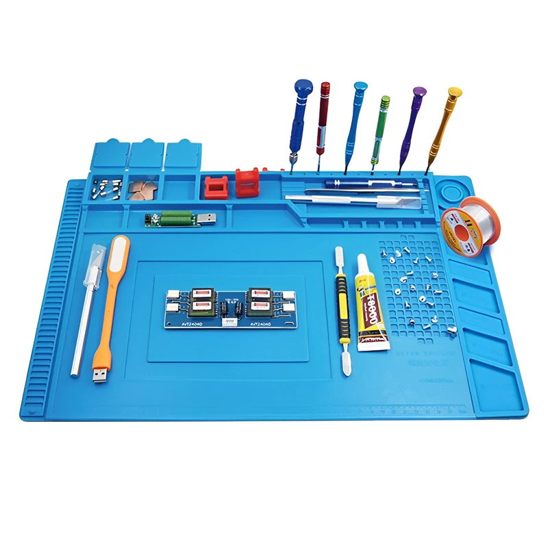 Silicone Soldering Mat ESD Ant - Electronics Repair Tool Kit 评论和价格
