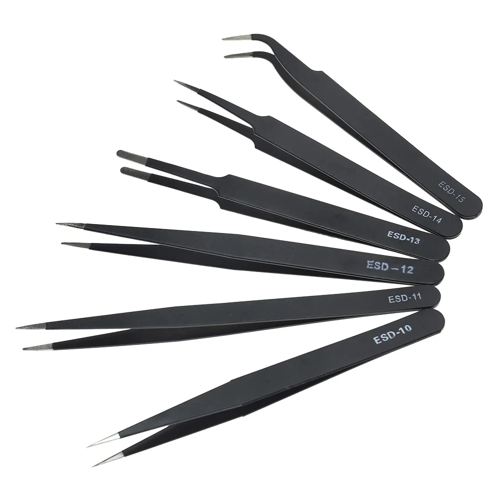 Galacok 6PCS Precision Tweezer - Electronics Repair Tool Kit 评论和价格