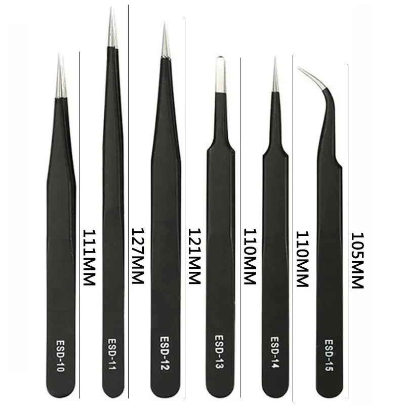 Galacok 6PCS Precision Tweezer - Electronics Repair Tool Kit 评论和价格